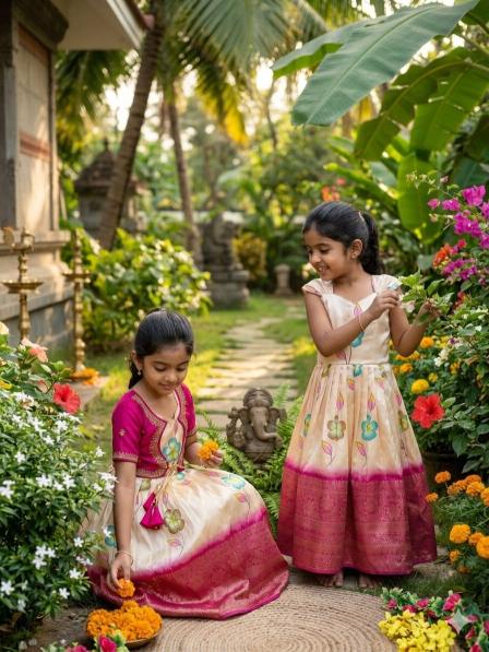 Chandrika Kids Coat Gown Pure Sikk Wholesale children clothing in Gujarat